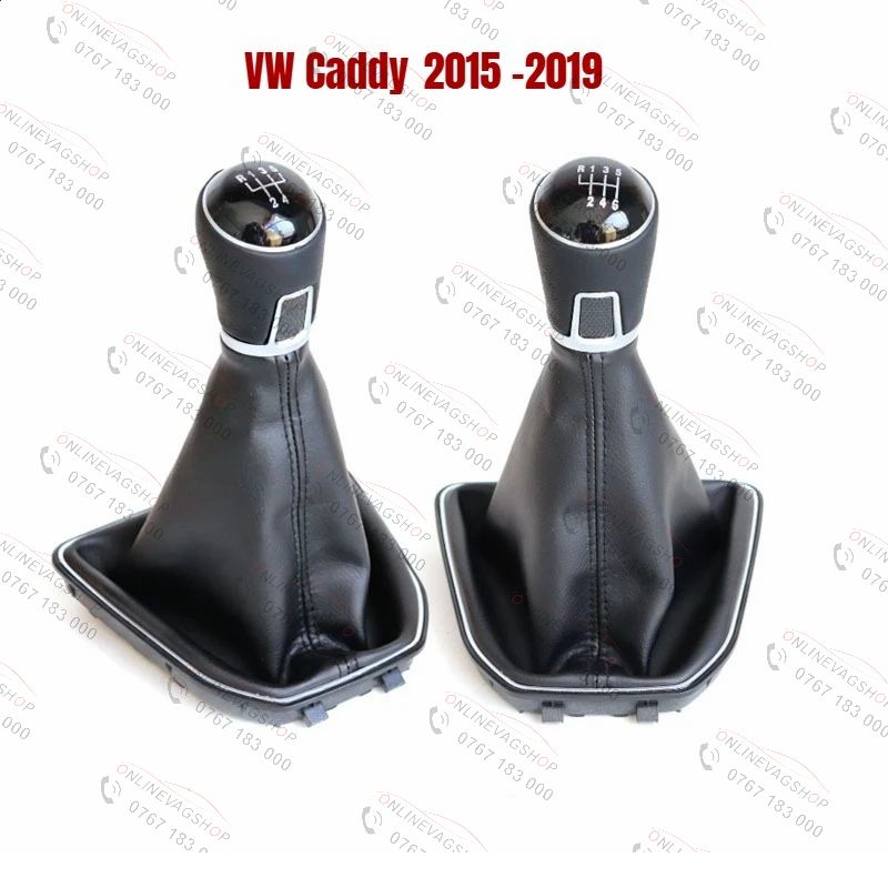 Nuca schimbator piele cu manson Volkswagen Caddy 2015 - 2020
